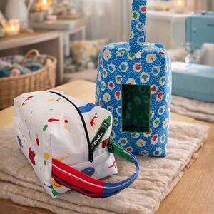 Handmade Quilted Travel Diaper Bag